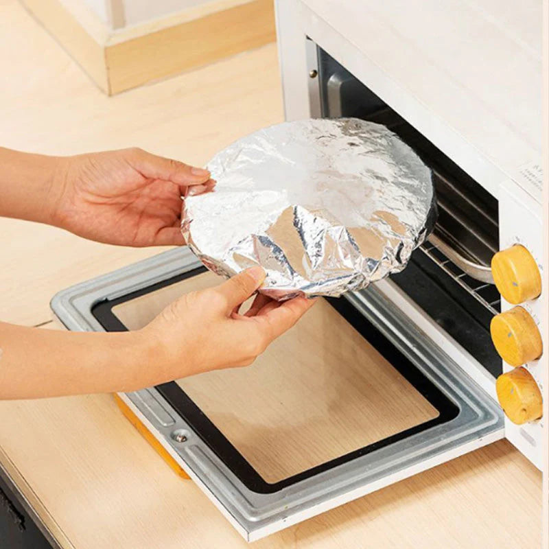 š„home dining table food container aluminum foil heat-retaining cover