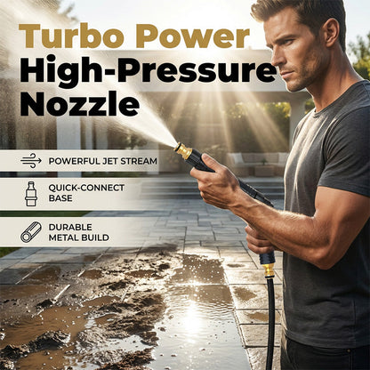 HOT SALE 50% OFF - High-Pressure Direct Spray Water Nozzle - Wash at Home, Save Big!