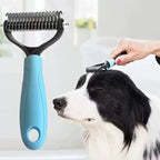 🐶Dual-Sided Pet Grooming Comb for Dogs & Cats
