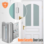 800 LBS Heavy Duty Home Security Door Lock | Anti-Break Inward Opening Door Lock with Reinforced Lock Cylinder