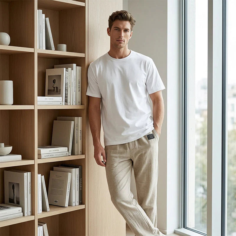 LAST DAY SALE 50%OFF!!BreathableStraight-Leg Trousers forMen