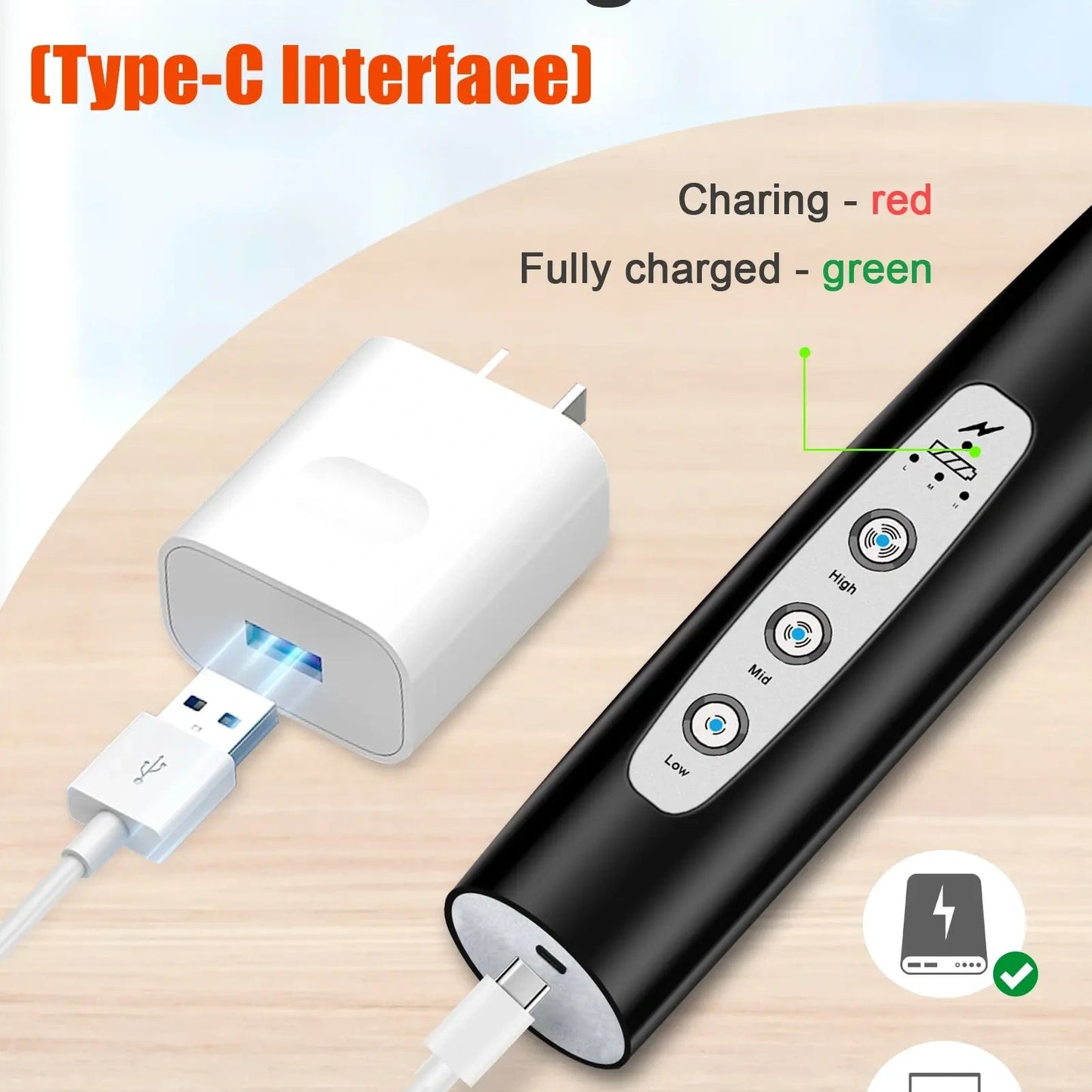 Rechargeable Milk Frother,CoffeeMixer,Frother Wand Drink Mixer