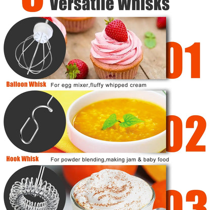 Rechargeable Milk Frother,CoffeeMixer,Frother Wand Drink Mixer