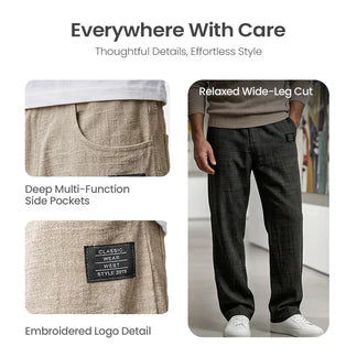 LAST DAY SALE 50%OFF!!BreathableStraight-Leg Trousers forMen