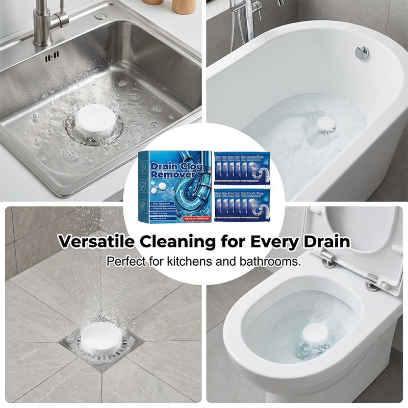 📢📢BUY 2 GET 3 FREE⏰Effervescent Drain Clog Remover Tablets