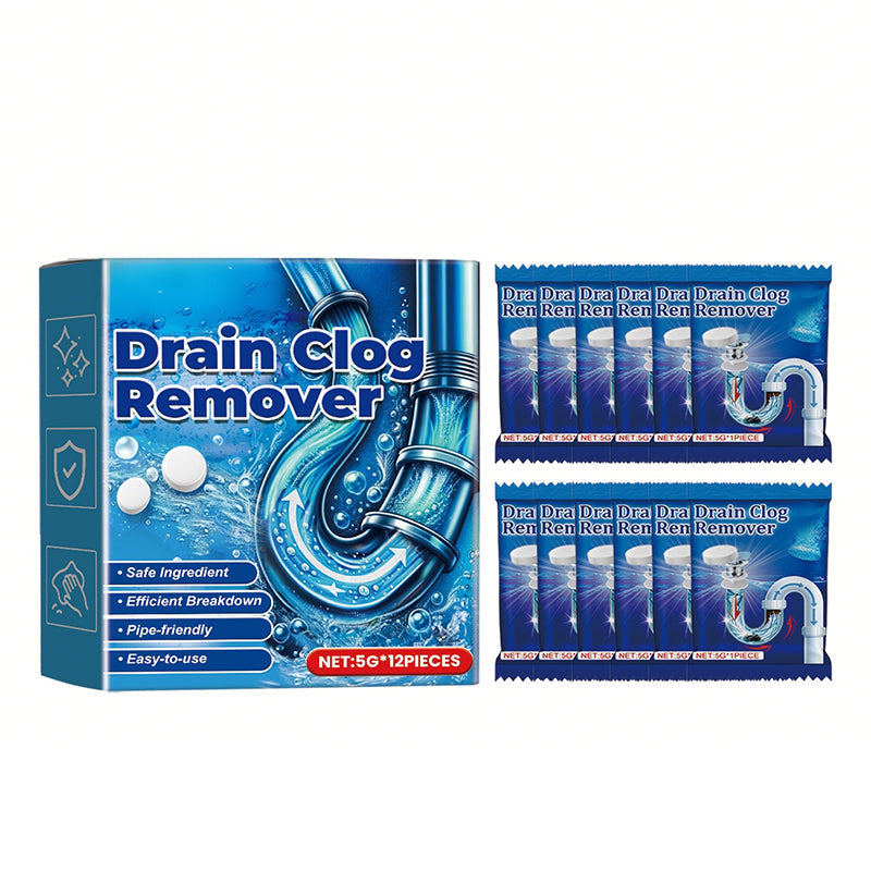 📢📢BUY 2 GET 3 FREE⏰Effervescent Drain Clog Remover Tablets