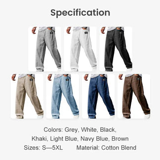 LAST DAY SALE 50%OFF!!BreathableStraight-Leg Trousers forMen