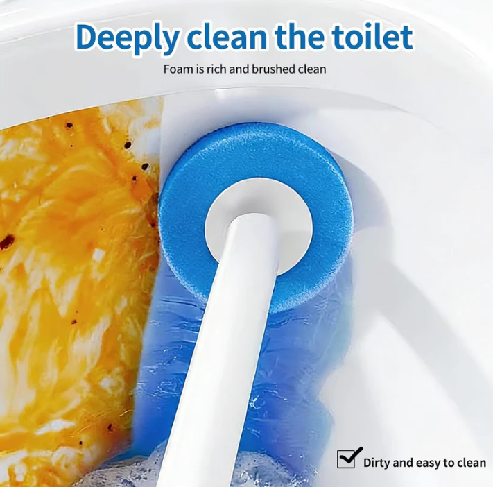 Freshness in One Click: SOPAMIDisposable Toilet Scrubber Kit