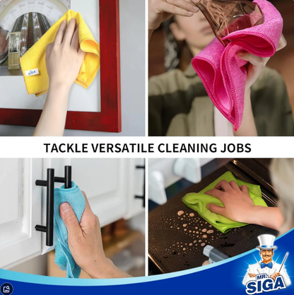 One Wipe, Zero Streaks: TheUltimate Ultra-AbsorbentCleaning Cloth