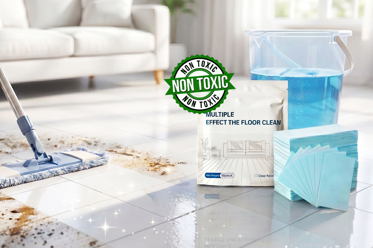 🔥Water-Soluble Floor Cleaning Sheets