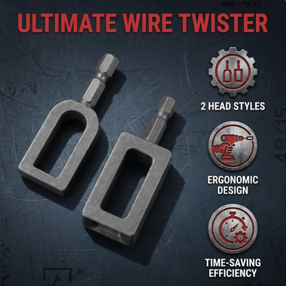 Wire Twister for Drill -Twist Tight Wires in 3Seconds