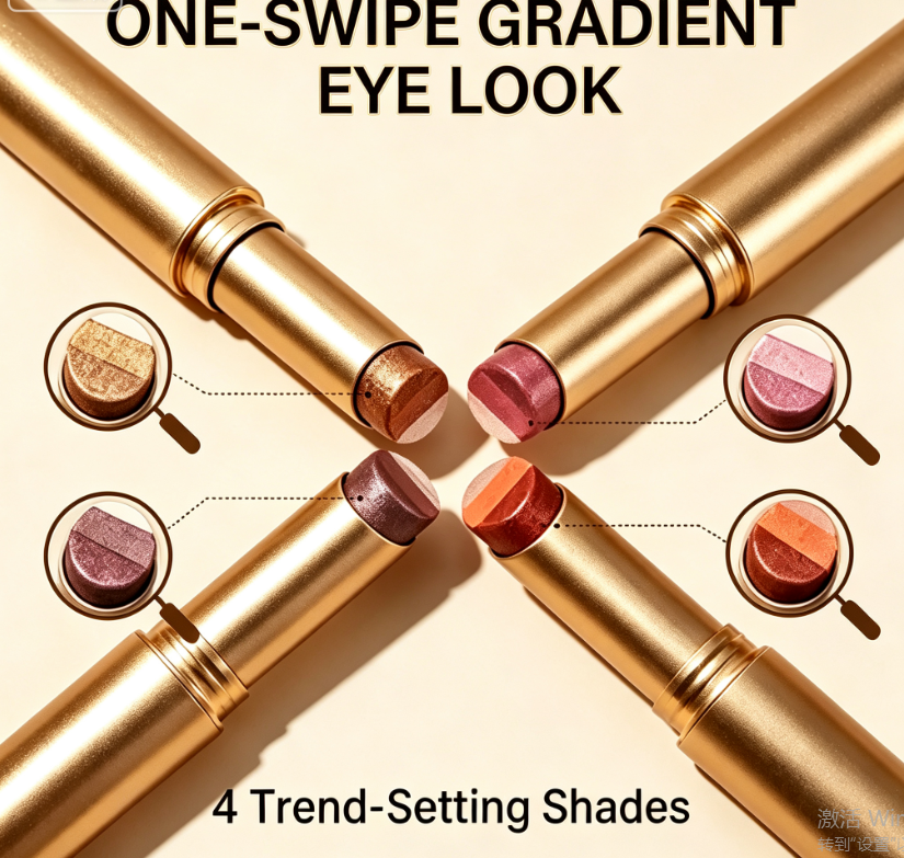 Smudge-Proof Shimmer Eyeshadow Stick