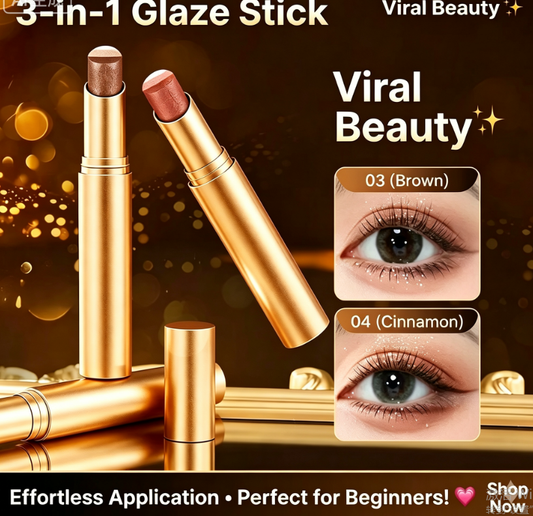Smudge-Proof Shimmer Eyeshadow Stick
