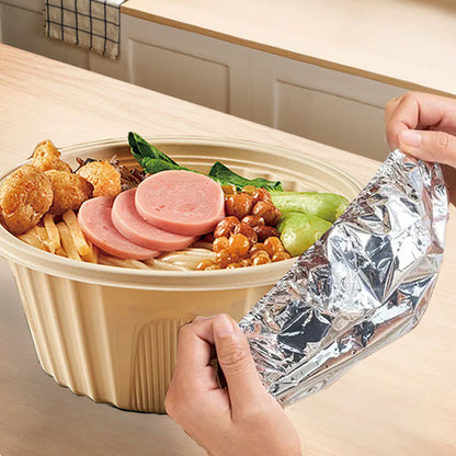 💥home dining table food container aluminum foil heat-retaining cover