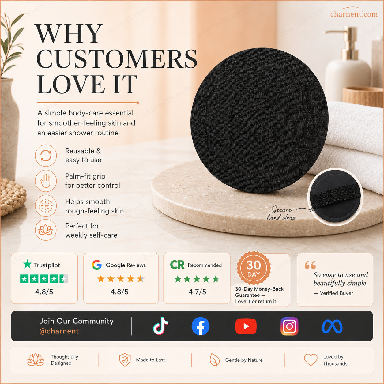 ⏰Last Day Buy 2 Get 2 Free❄💦 Scrub Bath Pads – Gently exfoliate, unclog pores, reveal brighter skin. Durable rubber, easy to rinse. A little scrub goes a long way! ✨🛀